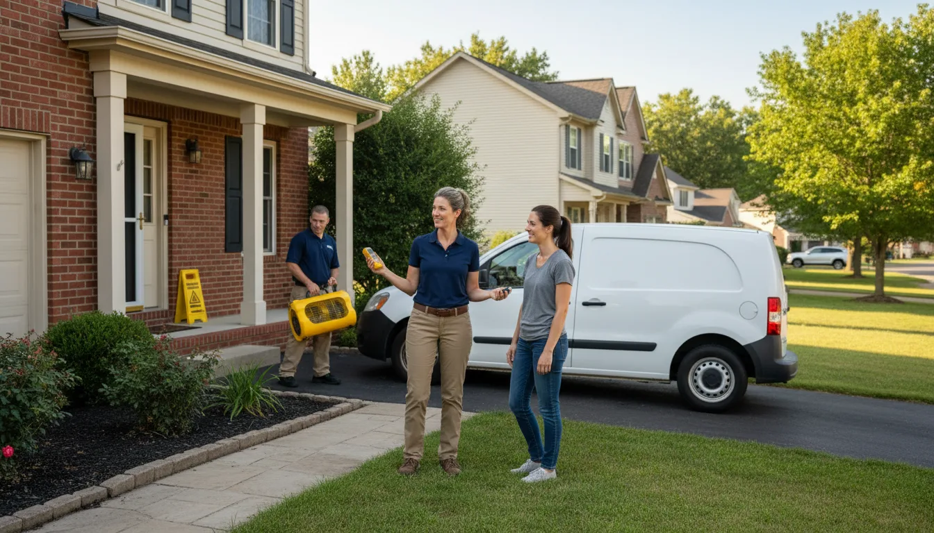 Water restoration image for Home Water Damage Repair in Wooster, OH